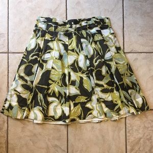 The Limited Flowy Floral A-Line Skirt